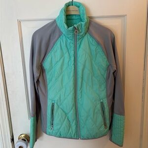 Calvin Klein Aqua and Gray Jacket